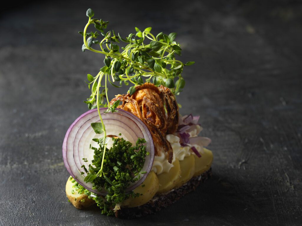 Kartoffelmad smørrebrød